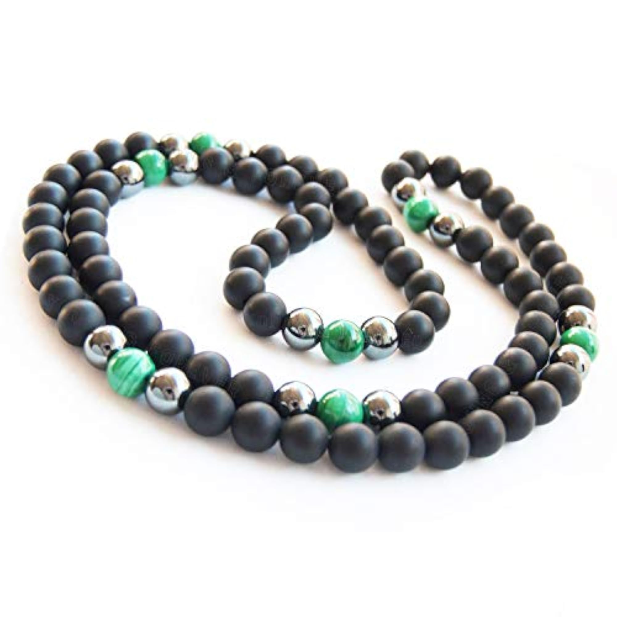 Men's Natural Semi Precious Stone Necklace, Spiritual Gift