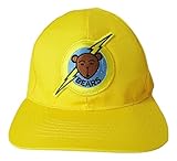 BORIZCUSTOMS Bad News Bears Baseball Hat Adjustable Buckle Slide New Stitch Cap Yellow