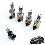 munirater 5Pcs Transmission Solenoid Kit CTV Transmission Valve Solenoids Replacement for 2012-2015 Nissan Note Sentra Tiida Versa JF015E
