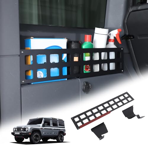 Tumukiw Rear Cargo Rack Trunk Modular Panel Organizers Shelves Compatible with INEOS Grenadier 2022-2025 Trunk Side Molle Storage Rack Basket System Luggage Storage (Left)