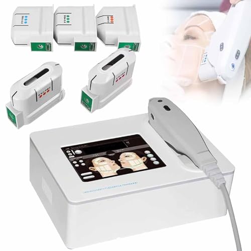 Máquina profesional HIFU 7D para cara y cuerpo – 5 profundidades (1,5 – 13 mm) | Reducción de arrugas y elevación de mandíbula, uso en casa y salón