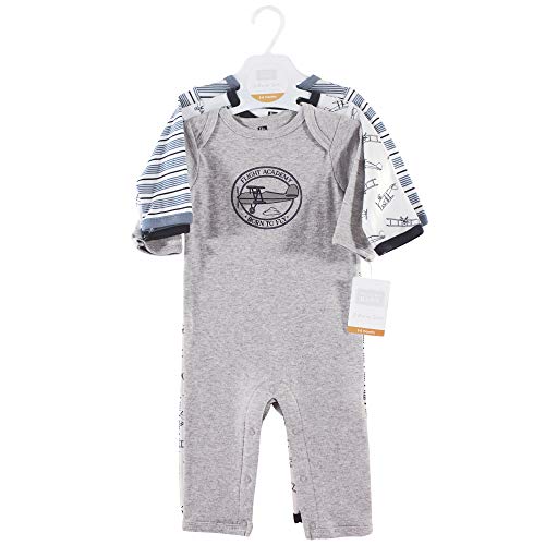 Image of Hudson Baby Baby Cotton Union Suit, 3 Pack