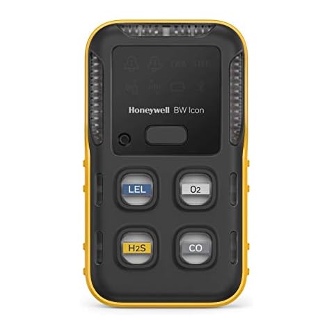 BW Technologies Icon%LEL(IR) O2 H2S CO, Yellow Cover