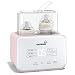 2019 Fast Baby Bottle Warmer Bottle Sterilizer 6-in-1 BPA-Free Baby Food Heater Defrosting Setting Smart Thermostat Warmer with Auto Power-Off and Precise Temperature Control for Breastmilk or Formula