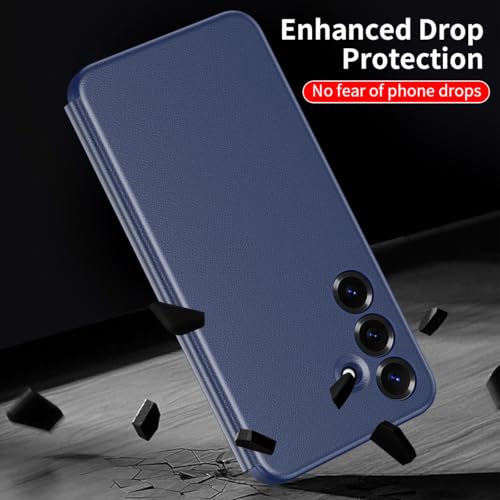 Compatible Samsung Galaxy A16 coque antichoc transparente et fine bleu