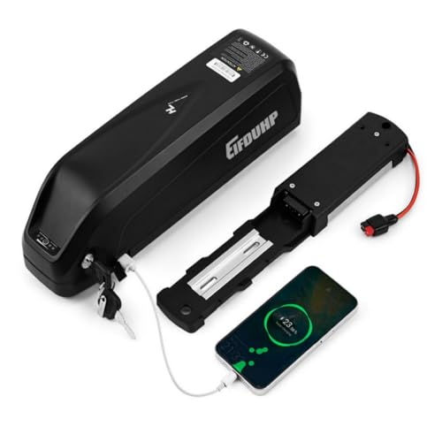 Batería Ebike 36V 48V 10-22.5Ah con Cargador Placa Base 4 Pin/5 Pin para 250W-1500W Motor, Batería Iones de Litio Bicicleta Eléctrica para Bafang TongSheng MiFa Phylion Kit Conversión Ebike