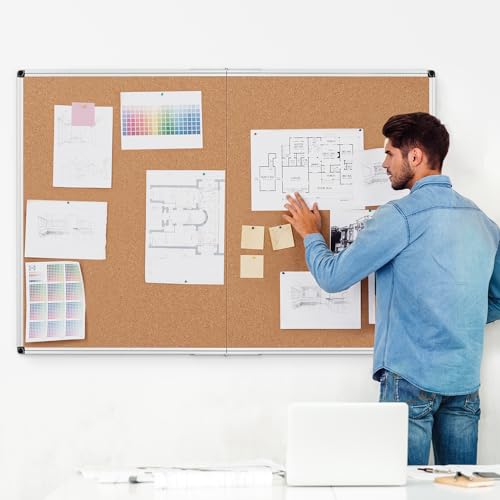 Board2By CORKB6048 Extra Large Cork Bulletin Board 60 Inch X 48" thumb #1