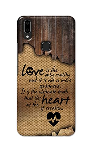 Image of PRINTFIDAA Love is The Only Reality and It is Not Mere Sentiment Printed Designer Hard Case for Vivo V9 / V9 Youth /Vivo Y85 / Vivo Z1 / Z1i / Z3x / Z1 Lite / Y89 Back Cover -(e) RPM1010