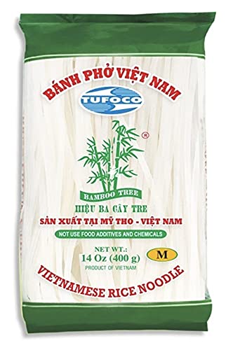 Vietnamese Rice Noodles, Size Medium 3mm, (1 x 400g)