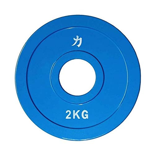 Strengthshop Hantelscheibenset - Stahl, Farben nach IWF-Standard, 2 x je 2.5 kg, 2 kg, 1.5 kg, 1 kg, und 0.5 kg/Lochdurchmesser 50 mm
