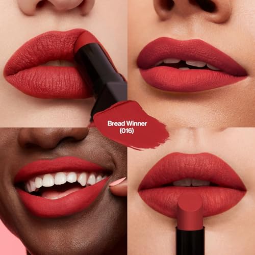Image of REVLON ColorStay Suede INK Lipstick, Waterproof, Longwear, Transfer proof, Antioxidant-rich Vitamin E, With Vegan Formula made without parabens, Bread Winner - 016