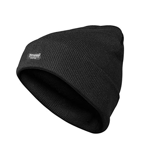 elysee - Thinsulate elastisch Strickmütze , Schwarz