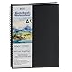 Bindomatic Aquarell Zeichenblock A5 – Skizzenbuch mit Spiralbindung, 220g/m² Aquarellpapier, 30 Blatt – Premium Watercolor Sketchbook für Nass- & Mixed-Media-Techniken – Hergestellt in Portugal, EU