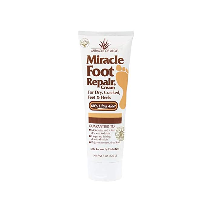 Buy Miracle Foot Repair Cream 8 ounce tube with 60 Pure UltraAloe Aloe
