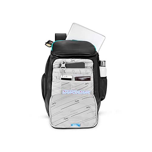 Image of Skybags Polyester Solid Valor Nxt 02 3 Compartment Laptop Backpack Black