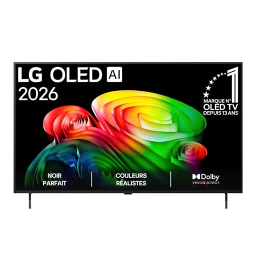 TV LG 4K OLED OLED48B6 121 cm 2026 - vue 3