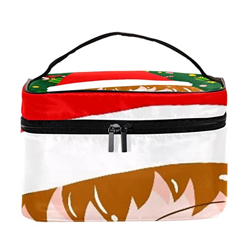 Trousse de toilette portative à main multicolore pour maquillage femmes et filles