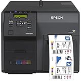 0 Epson ColorWorks C7500 - Impresora de etiquetas (Inyección de tinta, 600 x 1200 DPI, 300 mm/s, 10,8 cm, ZPL II, Negro)
