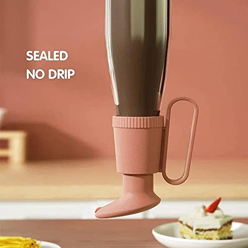 Jam Bottle Pump Oyster Sauce Dispensers, syrup bottle nozzle pressure oil sprayer household pump push-type for Oyster… - Image 4