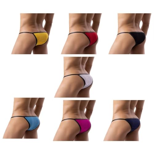 Men's Sexy Underwear Low Waist,Men Thongs Mesh G Strings Thongs Briefs Lingerie Breathable Bikini Man Underpants