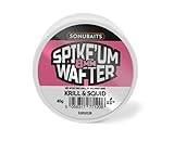 Preston SonuBaits Spike'um Wafters 8 mm Krill & Tintenfisch, 40 g Dose, Match-Angelhakenköder, kritisch ausbalanciert, perfekte Textur, Castable, Nusiance Fish Proof, langlebige Bouyancy