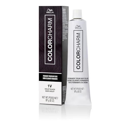 Image of COLORCHARM Permanent Cream Hair Dye | Auburn, Red Violet Hair Colors | Burgundy, Copper, Cherry Cola Shades | 100% Gray Coverage | Vegan, Free of Phthalates & Parabens | 2 oz.