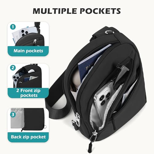TOPEAST Anti-Theft Crossbody Travel Bag