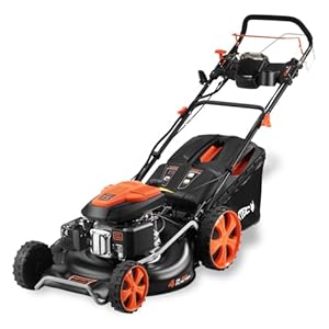 FUXTEC 4in1 Benzine Grasmaaier FX-RM5396eSPRO | Elektrische Start, 53 cm Maaibreedte, Auto-Choke, Big Wheel Wielen & 70L Grasopvangzak | Inclusief Voorbumper
