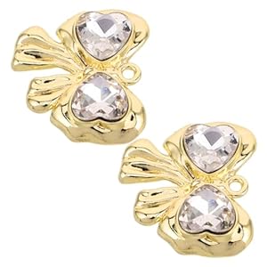 Toyvian Serce Wisiorki 2 sztuki Elegancja