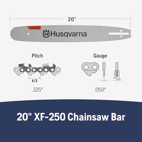 Image of Husqvarna 599303280 X-Force 20 Inch Chainsaw Bar, Chainsaw Accessories