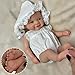 Gileutay 12 inch Silicone Baby Dolls Full Body Girl Realistic Reborn Dolls Hand Painted Real Life Baby Dolls Toy for Kids
