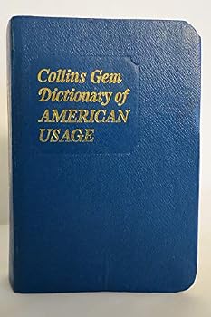 Hardcover Collins Gem Dictionary of American Usage Book