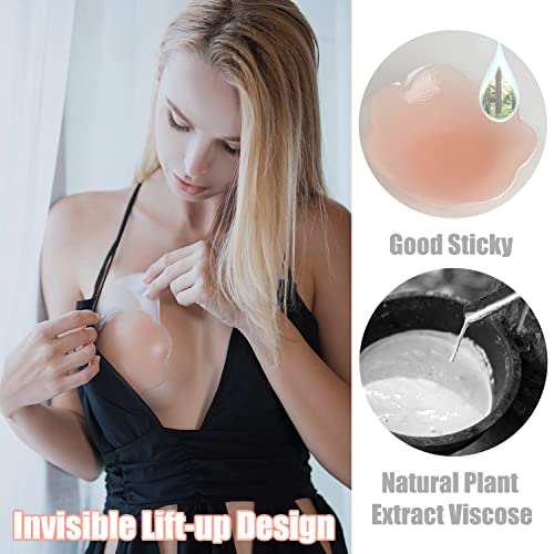 Sticky Bra For Breast Lift Pasties Nipple Covers Invisible Silicone Adhesive Bra Petals Stick On Bra #TOP1