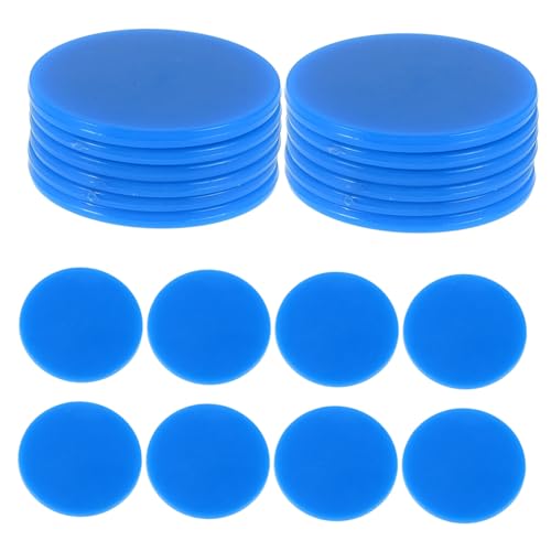 SUPVOX 100pcs Colored Bingo Markers Solid Game Chips Smooth Surface Counting Tokens for Fun for Poker Classroom and Parties