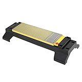 Diamond Machine Technology (DMT) 8-in. DuoSharp Double-Sided Diamond Whetstone Bench Stone, Fine/Coarse Grit Sharpener with Base (WM8FC-WB)