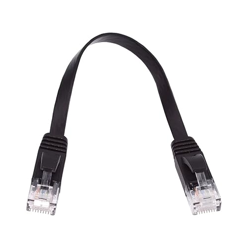 Miniatura 10 de cablecc Cable de red Cat 6 RJ45 UTP Cable Ethernet plano ultra delgado cable trenzado par cable de conexión para portátil router 7.9 in