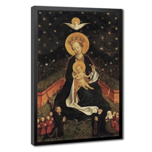 Impression sur toile Madonna sur croissant de lune pour embellir votre bureau