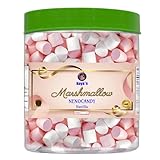 Keya's Marshmallow Neno Candy, Vanilla and Strawberry Flavoured, Pink and White 140 Gram (200+piece)