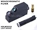 External Monochromatic Yellow Light Gem Refractometer, 1.80 RI Oil, Gemological. GIA Tools