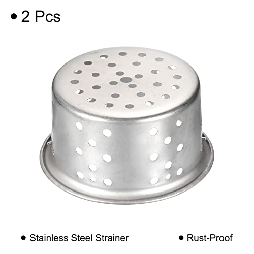 Colador para fregadero de cocina acero inoxidable 2 unidades miniatura 3