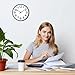 Wall Clock 12 Inch Silent Non-Ticking Big Numbers Easy to Read Wall Clocks Decorative for Office School Bedroom Home