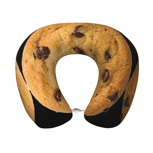 Almohada cervical Polycotton Negro con soporte miniatura 1
