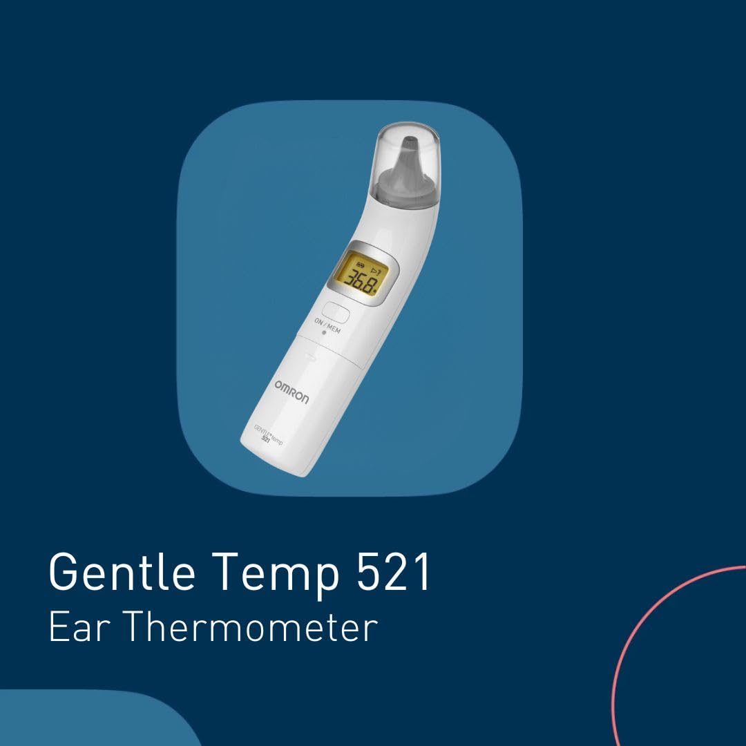 OMRON Gentle Temp 521, Termometro Digitale Auricolare