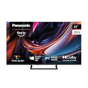Panasonic TV-65W80C, 4K UHD Vivid QLED+, Glare Free Max, Fire TV Fernseher