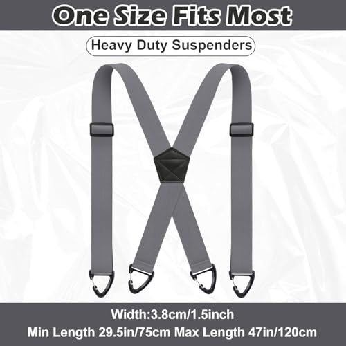 Image of Sintege X Back Hidden Suspender 1.5 Inches Under Clothing Heavy Duty Work Suspenders for Men Women