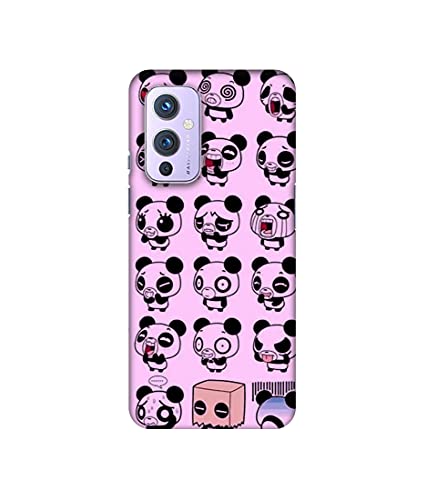 Image of Amazon Brand - Solimo Designer Panda Experation 3D Printed Hard Back Case Mobile Cover for OnePlus 9