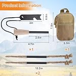 Fire Starter Tool Kit Survival Gear for Hiking Campfires Bushcraft - Image 7