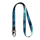 TOOLIN Halsriemen Schlüsselbund für Frauen und Männer,Lanyard für Schlüssel,ID Card Holde,Brieftaschen und Ausweishalter (Lächeln-cyan)