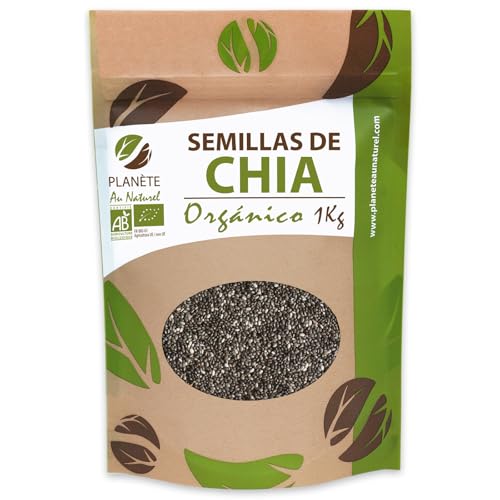 Semillas de Chia Orgánico 1 kg - Salvia hispanica - Proteínas, Omega 3, Fibras