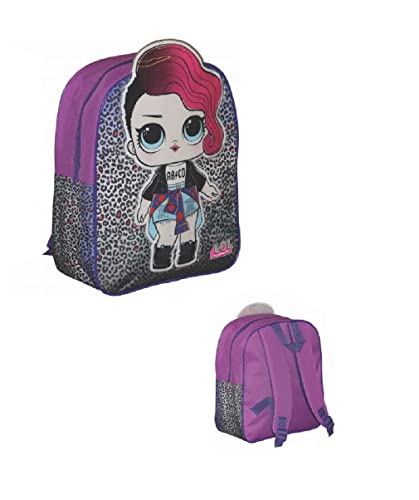 Mochila infantil LOL Surprise mochila escolar de viagem de 32 cm, multicolor, multicolorido